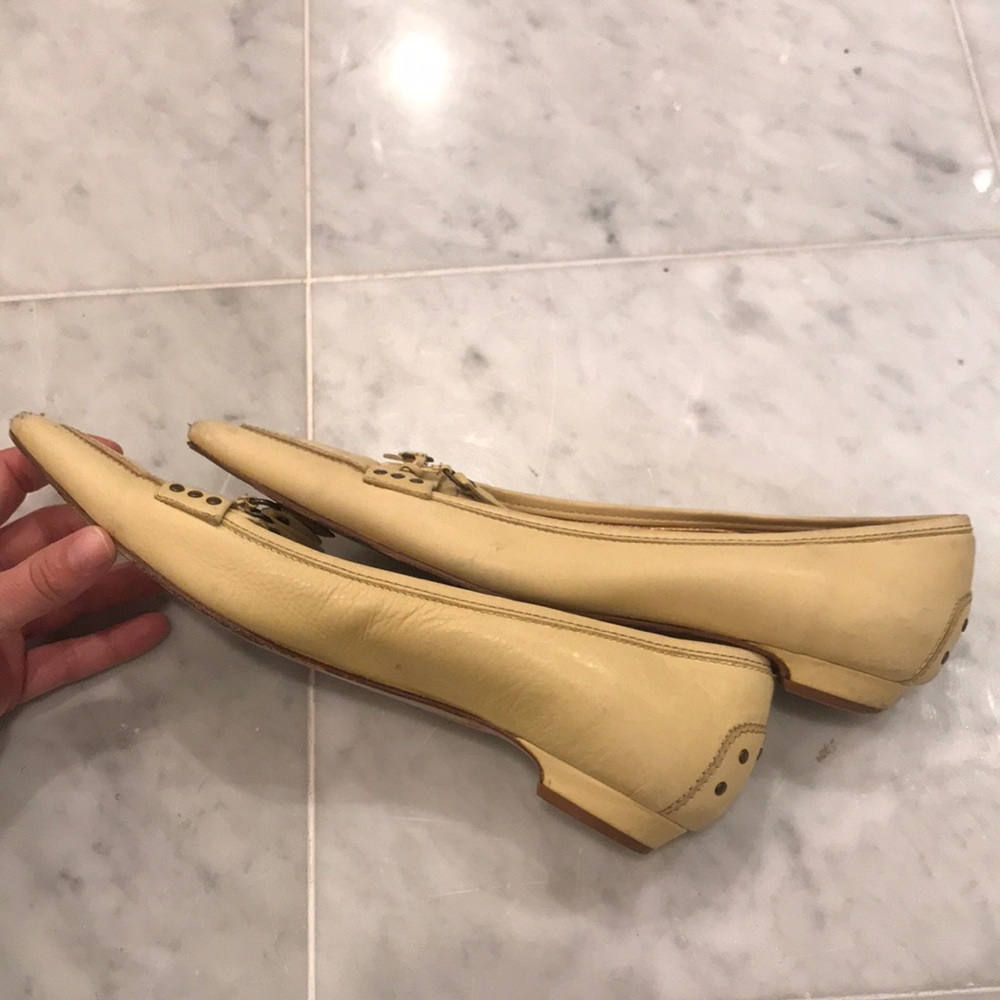 J. Crew - Yellow Leather Flats - 8.5 - Picture 6 of 8